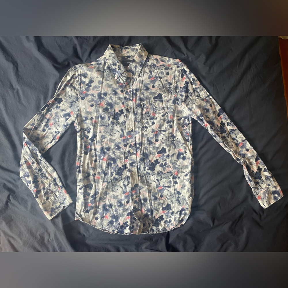Men’s XS Slim Fit Club Monaco Button Up